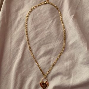Gorjana Kara Heart Padlock Necklace